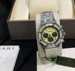 Audemars Piguet Lady 37mm Royal Oak Series Japan Quartz Movement Yellow Dial Watch
